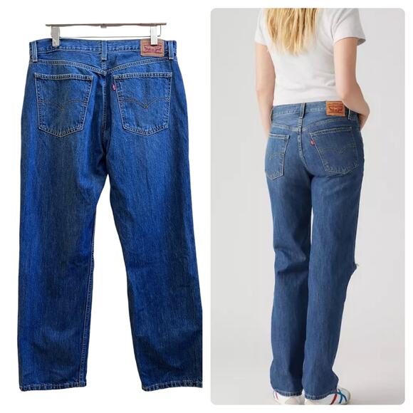 Levi’s Women’s Cotton Low Pro Busted Knees Jeans Size 31 Style A09640006 - Picture 2 of 13